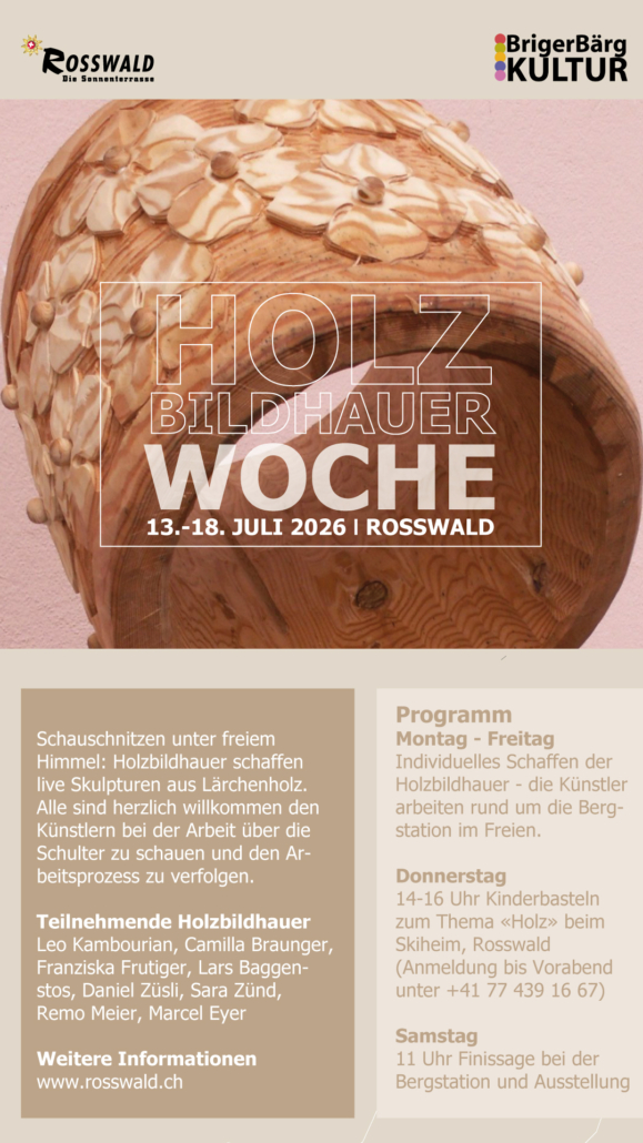Schlitteln auf Rosswald Holzbildhauerwoche Rosswald